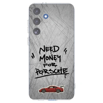Picasee silikonový průhledný obal pro Samsung Galaxy S25 FE 5G - Grey Drift
