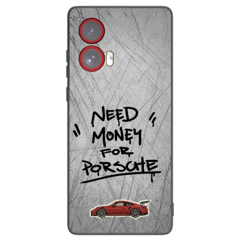 Picasee silikonový černý obal pro Motorola Edge 50 Fusion - Grey Drift