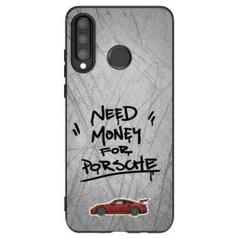 Picasee silikonový černý obal pro Huawei P30 Lite - Grey Drift