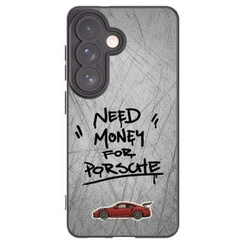 Picasee silikonový černý obal pro Samsung Galaxy S26 - Grey Drift