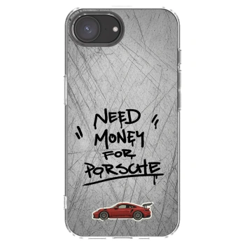 Picasee silikonový průhledný obal pro Apple iPhone 17e - Grey Drift