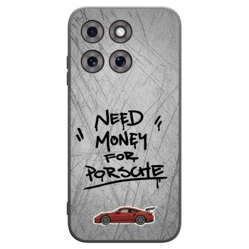 Picasee silikonový černý obal pro Motorola Moto G77 - Grey Drift
