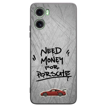 Picasee silikonový černý obal pro Motorola Moto G06 - Grey Drift