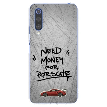Picasee silikonový průhledný obal pro Xiaomi Mi 9 SE - Grey Drift