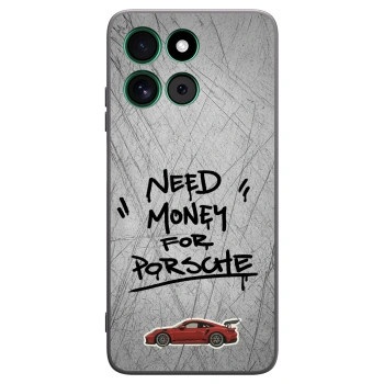 Picasee silikonový černý obal pro Motorola Moto G57 Power - Grey Drift
