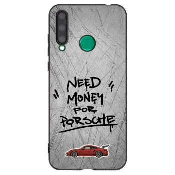 Picasee silikonový černý obal pro Honor 20 Lite - Grey Drift