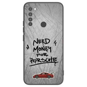 Picasee silikonový černý obal pro Xiaomi Redmi Note 8 - Grey Drift