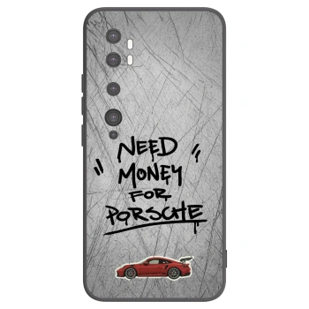 Picasee silikonový černý obal pro Xiaomi Mi Note 10 (Pro) - Grey Drift