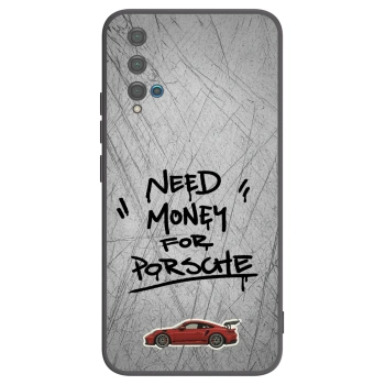 Picasee silikonový černý obal pro Huawei Nova 5T - Grey Drift