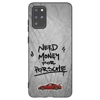 Picasee silikonový černý obal pro Samsung Galaxy S20+ G985F - Grey Drift