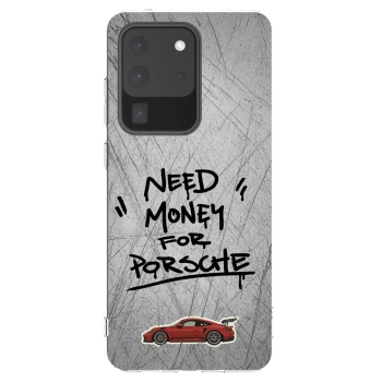 Picasee silikonový průhledný obal pro Samsung Galaxy S20 Ultra 5G G988F - Grey Drift
