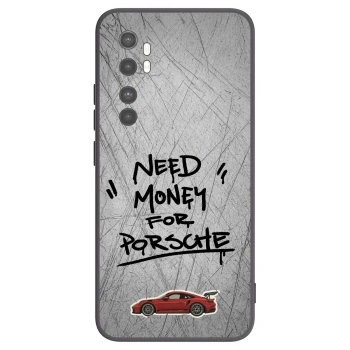 Picasee silikonový černý obal pro Xiaomi Mi Note 10 Lite - Grey Drift