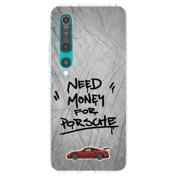 Picasee silikonový průhledný obal pro Xiaomi Mi 10 - Grey Drift