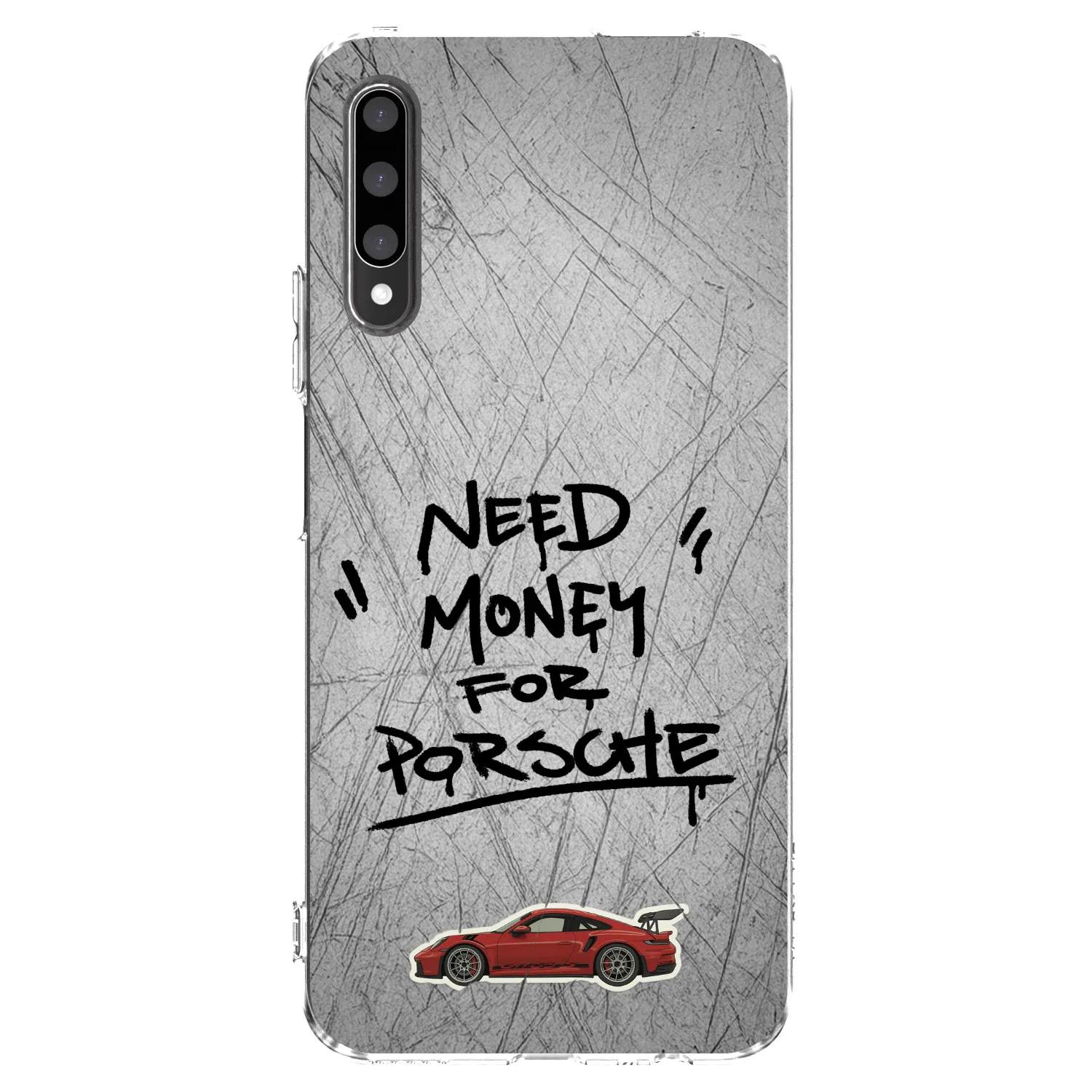 Picasee silikonový průhledný obal pro Honor 9X Pro - Grey Drift