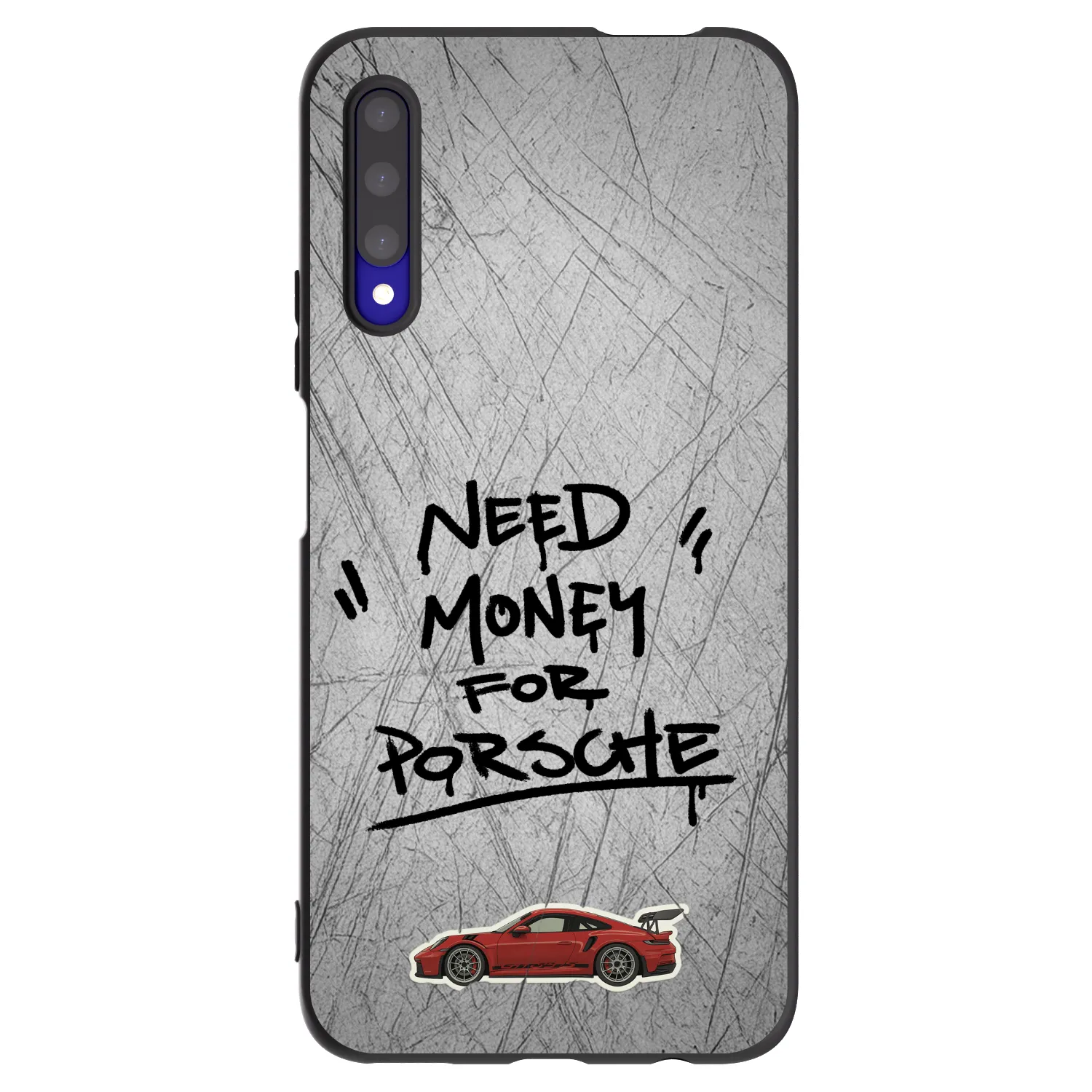 Picasee silikonový černý obal pro Honor 9X Pro - Grey Drift
