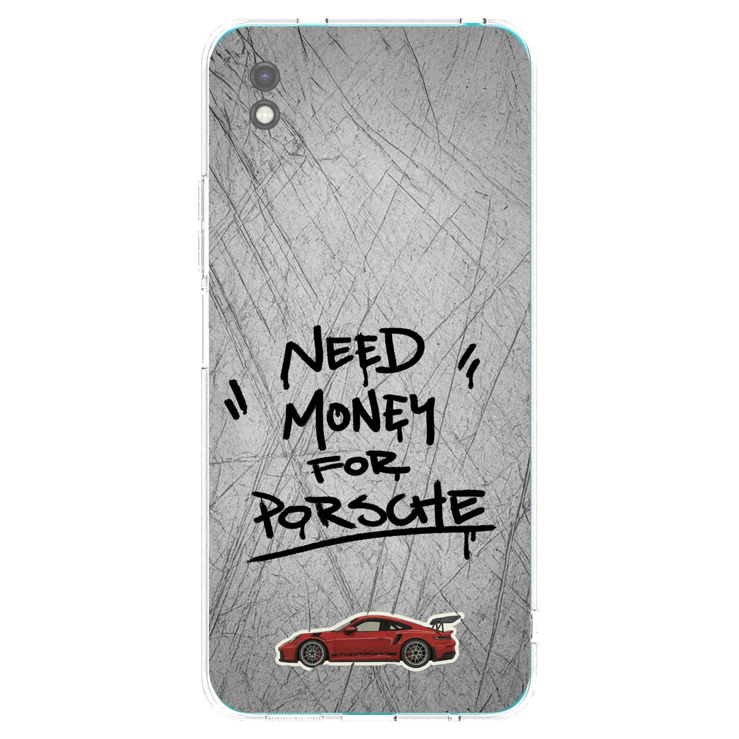Picasee silikonový černý obal pro Xiaomi Redmi 9A - Grey Drift