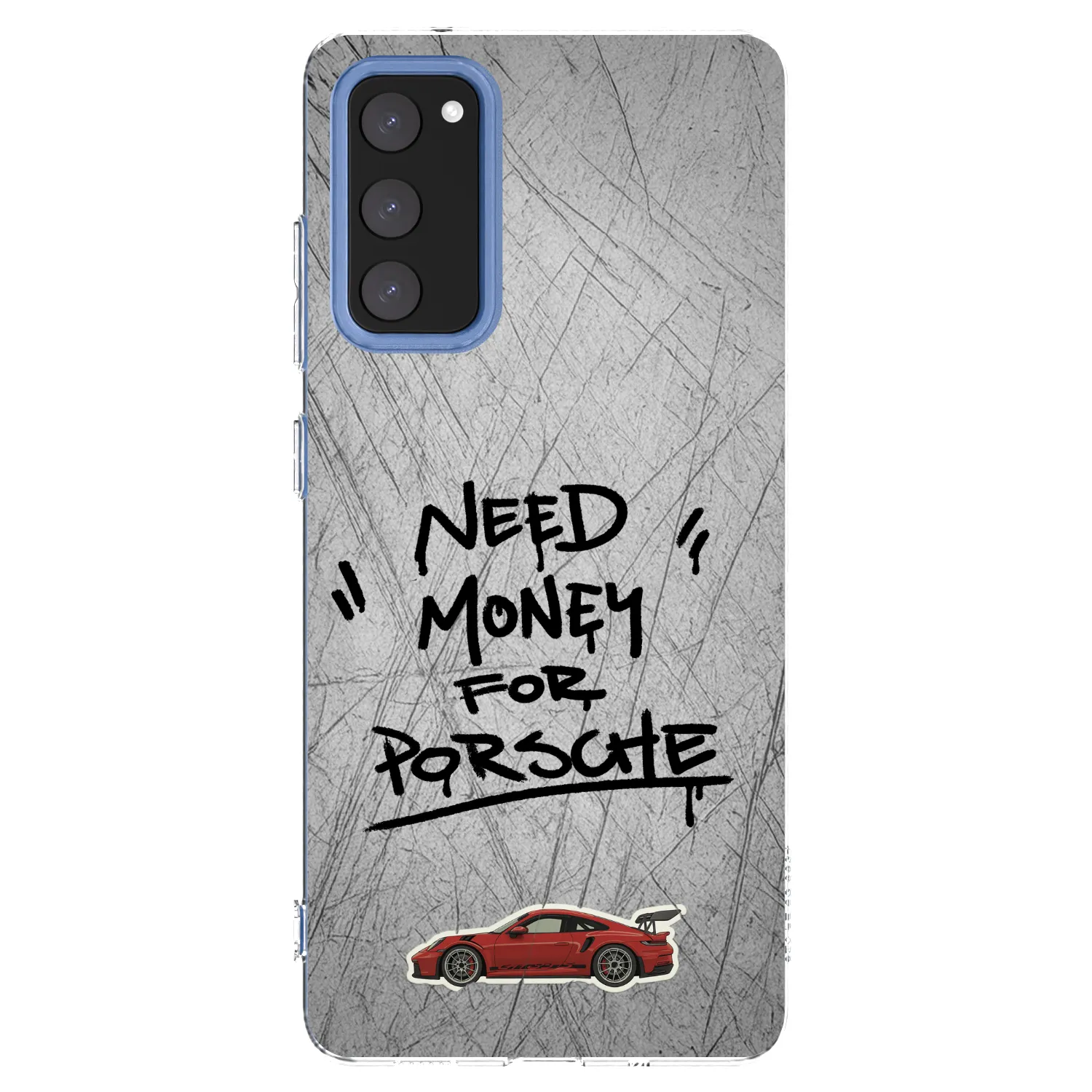 Picasee silikonový průhledný obal pro Samsung Galaxy S20 FE - Grey Drift