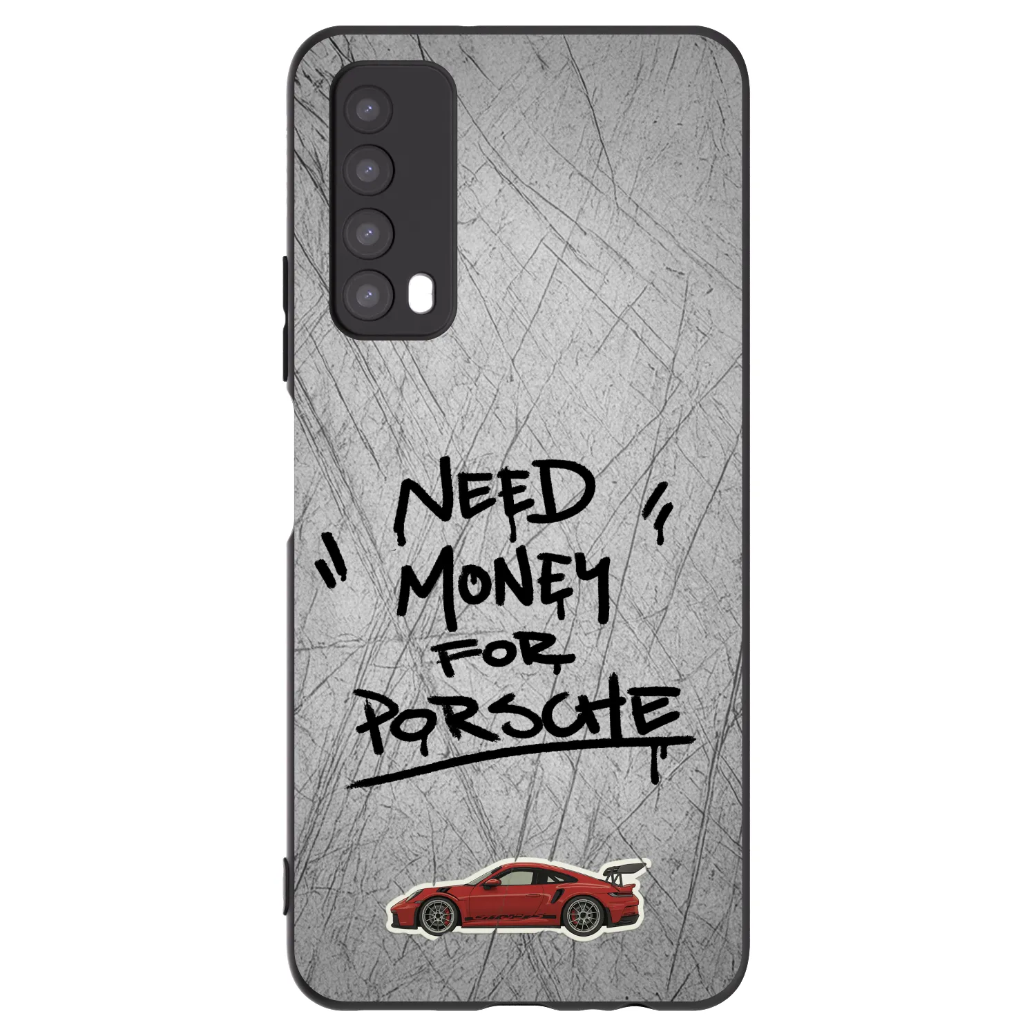 Picasee silikonový černý obal pro Huawei P Smart 2021 - Grey Drift