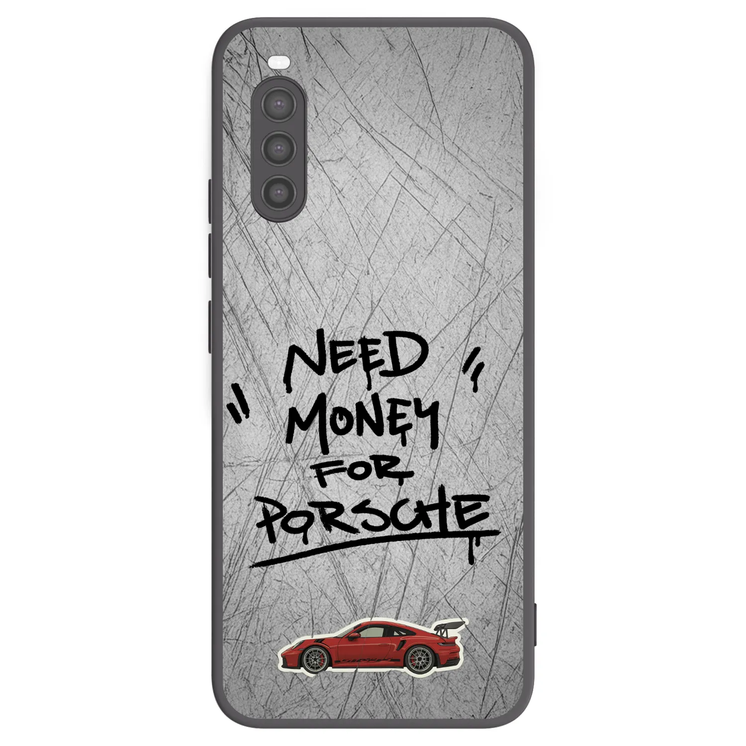 Picasee silikonový černý obal pro Sony Xperia 10 II - Grey Drift