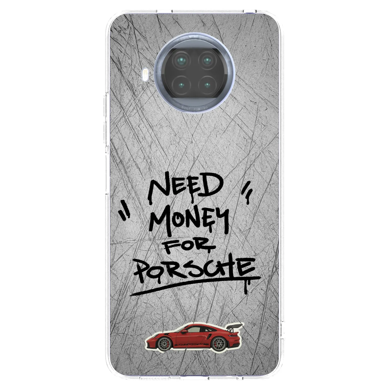 Picasee silikonový průhledný obal pro Xiaomi Mi 10T Lite - Grey Drift