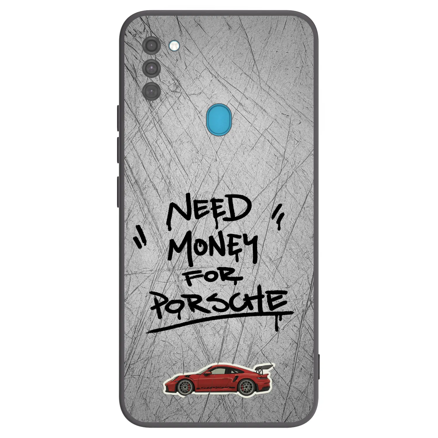 Picasee silikonový černý obal pro Samsung Galaxy M11 - Grey Drift