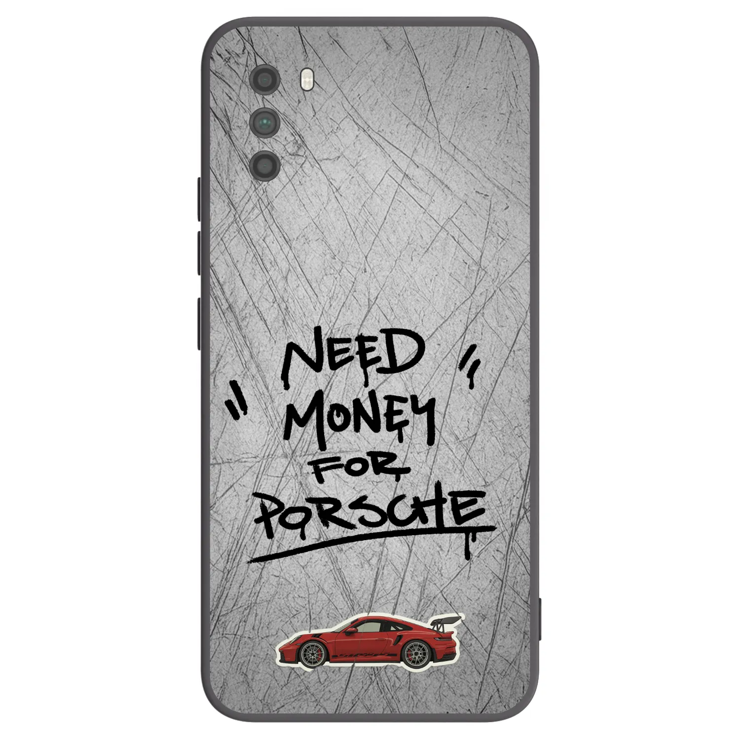 Picasee silikonový černý obal pro Xiaomi Poco M3 - Grey Drift