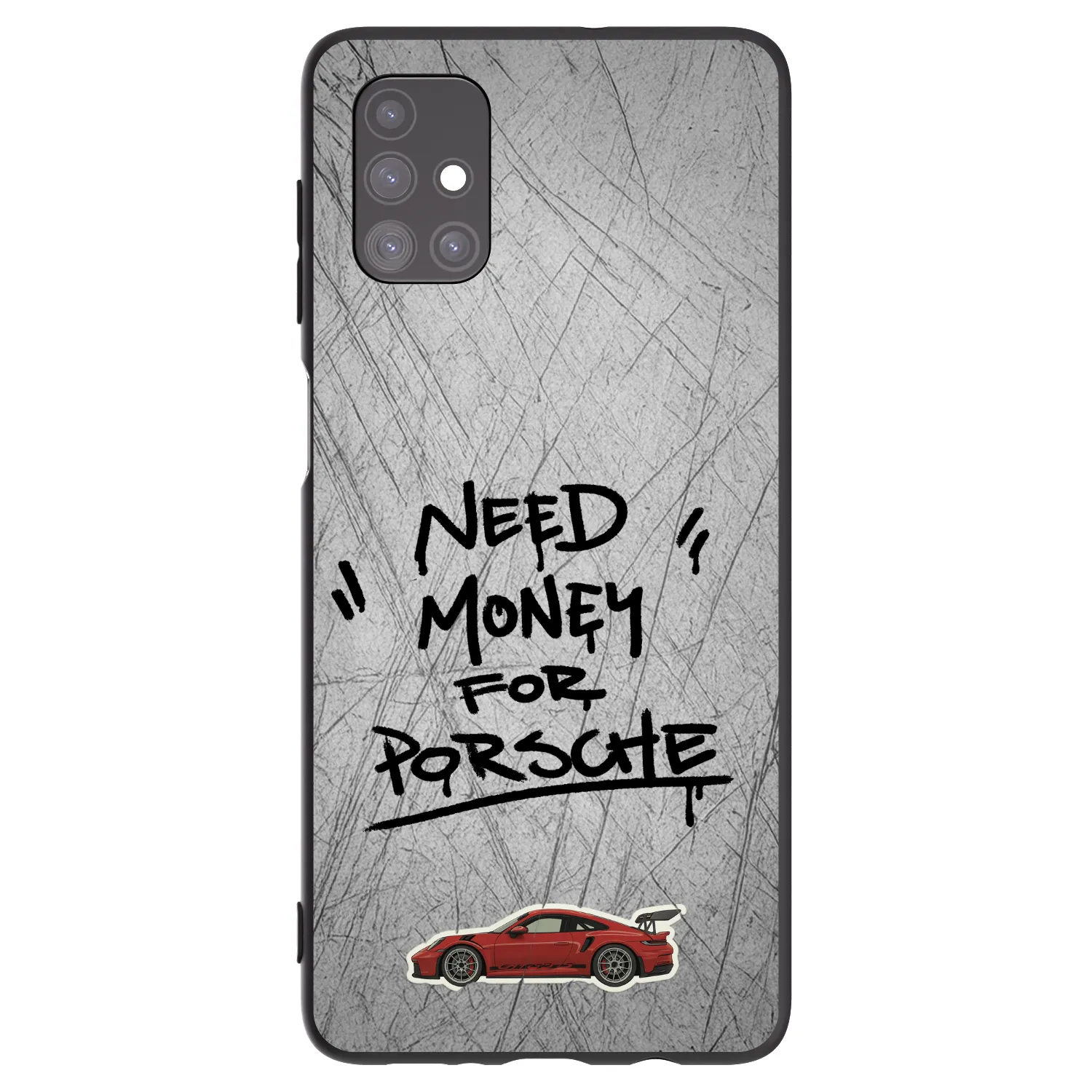 Picasee silikonový černý obal pro Samsung Galaxy M51 M515F - Grey Drift