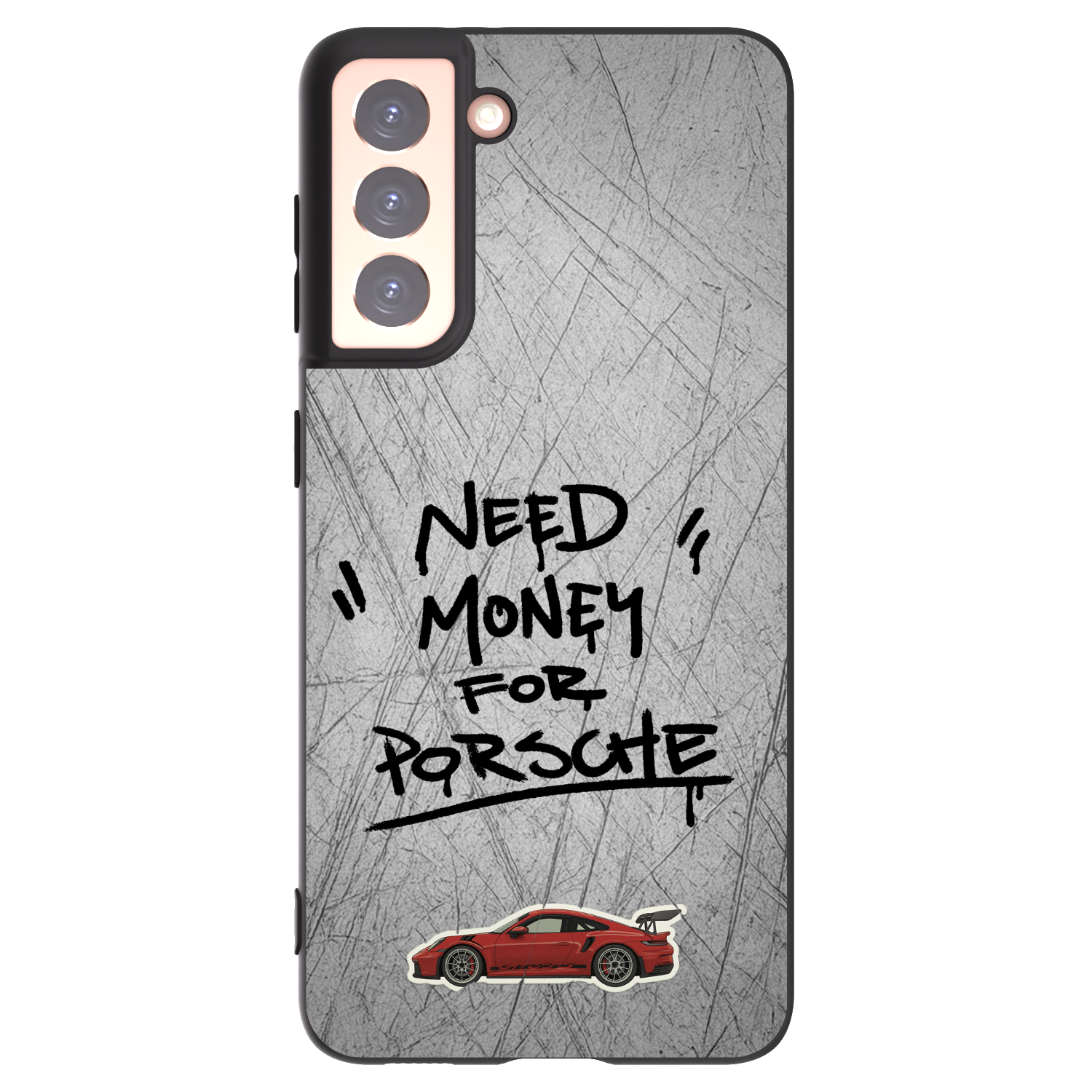 Picasee silikonový černý obal pro Samsung Galaxy S21 5G G991B - Grey Drift