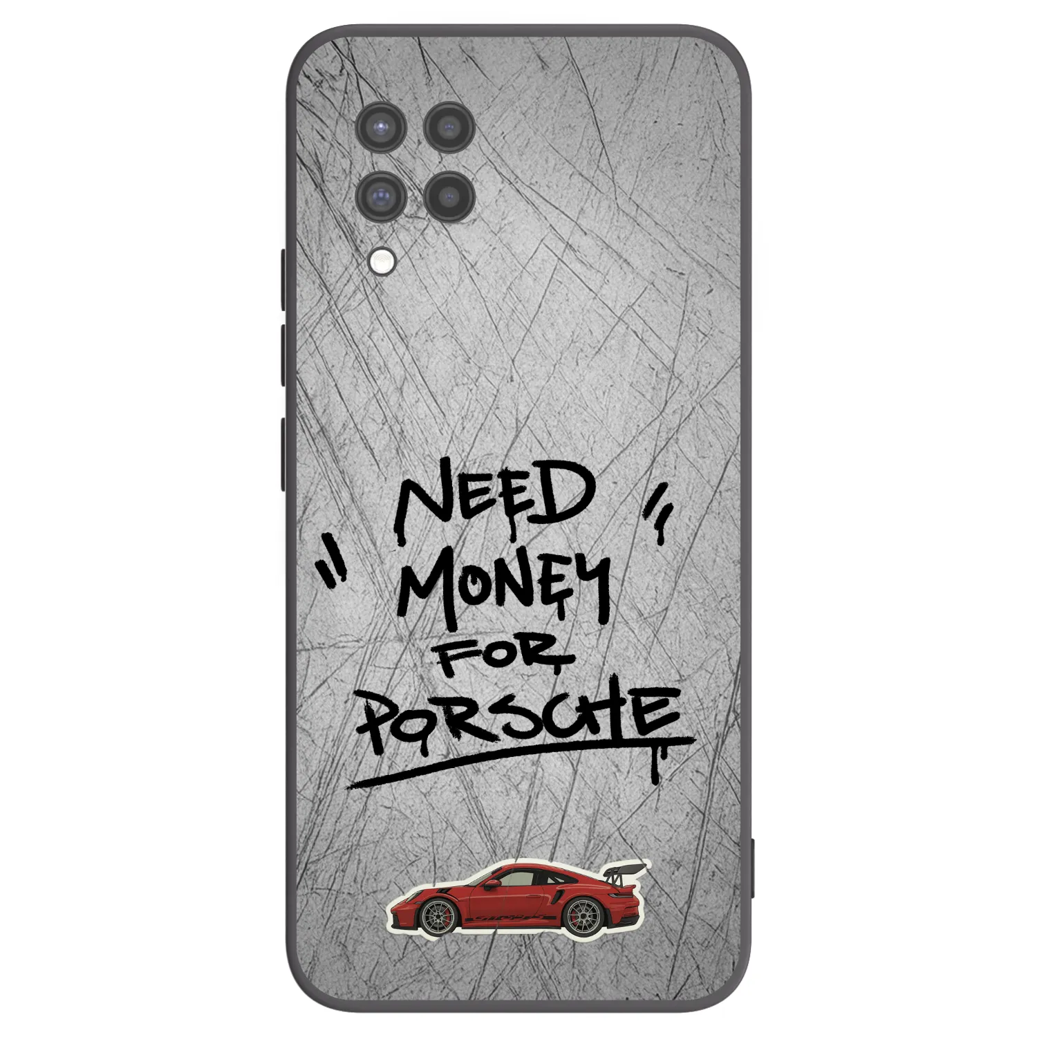 Picasee silikonový černý obal pro Samsung Galaxy A42 A426B - Grey Drift