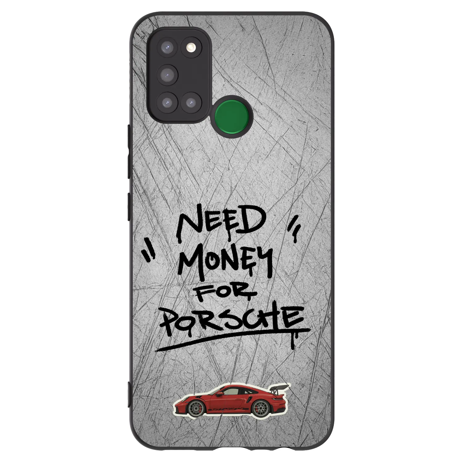 Picasee silikonový černý obal pro Realme 7i - Grey Drift