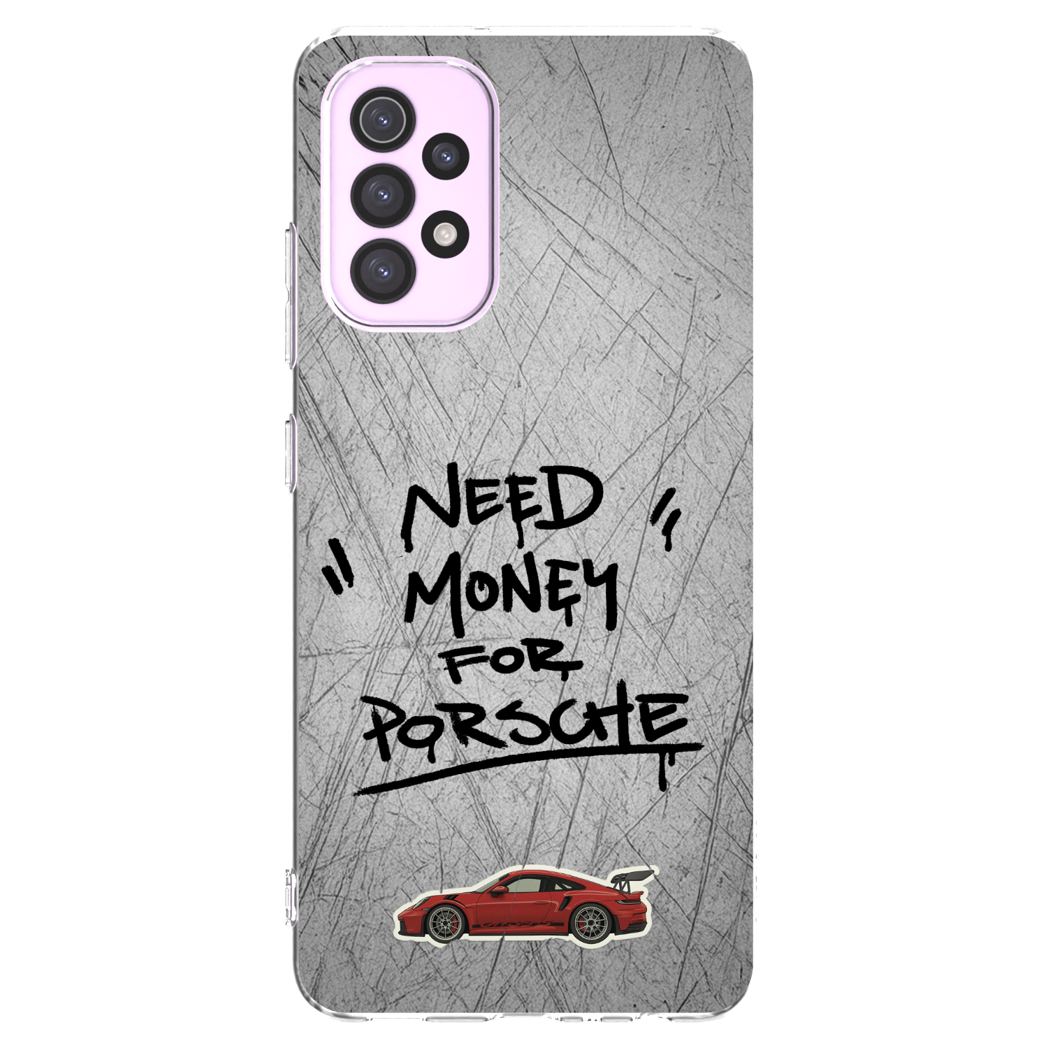 Picasee silikonový průhledný obal pro Samsung Galaxy A32 5G A326B - Grey Drift