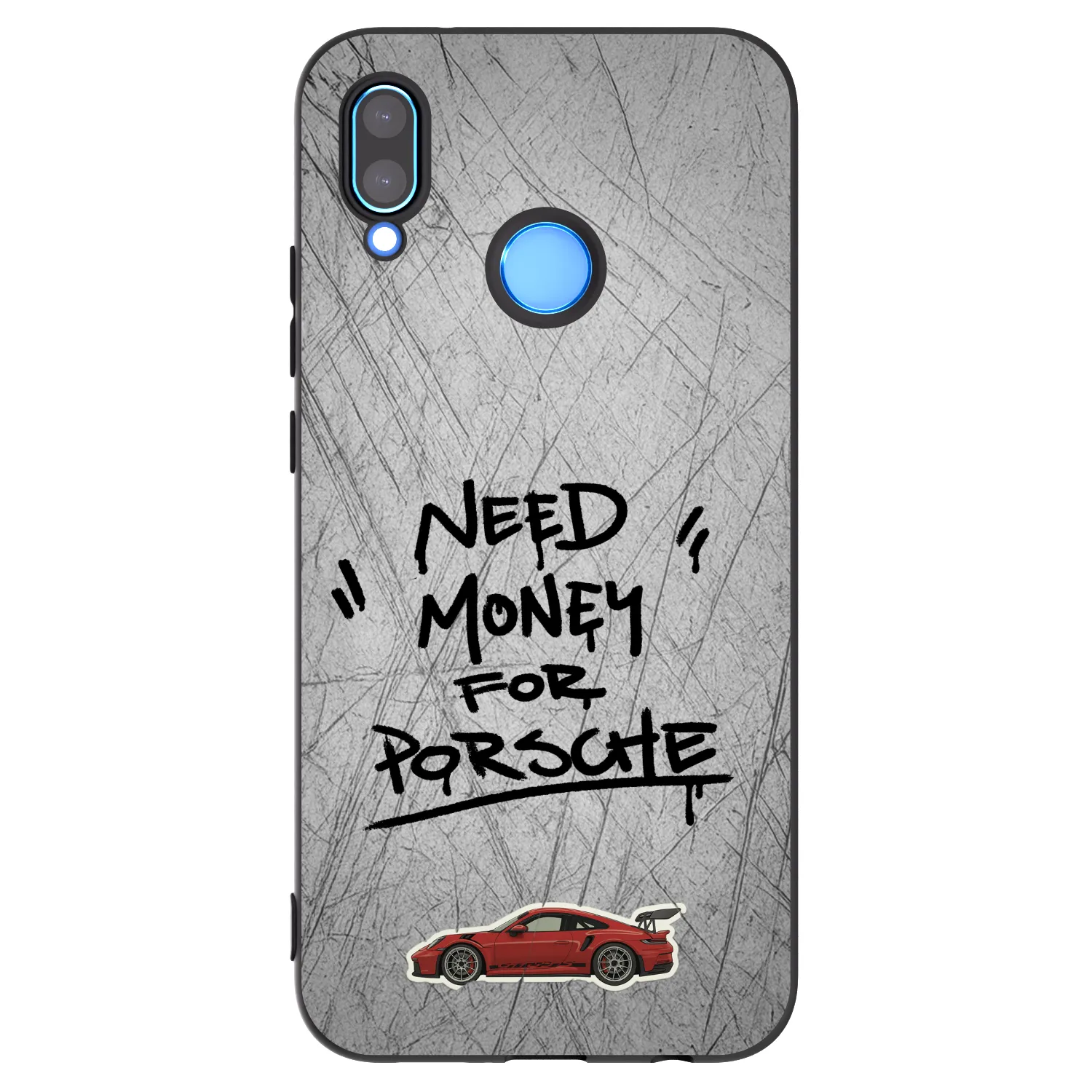 Picasee silikonový černý obal pro Huawei P20 Lite - Grey Drift