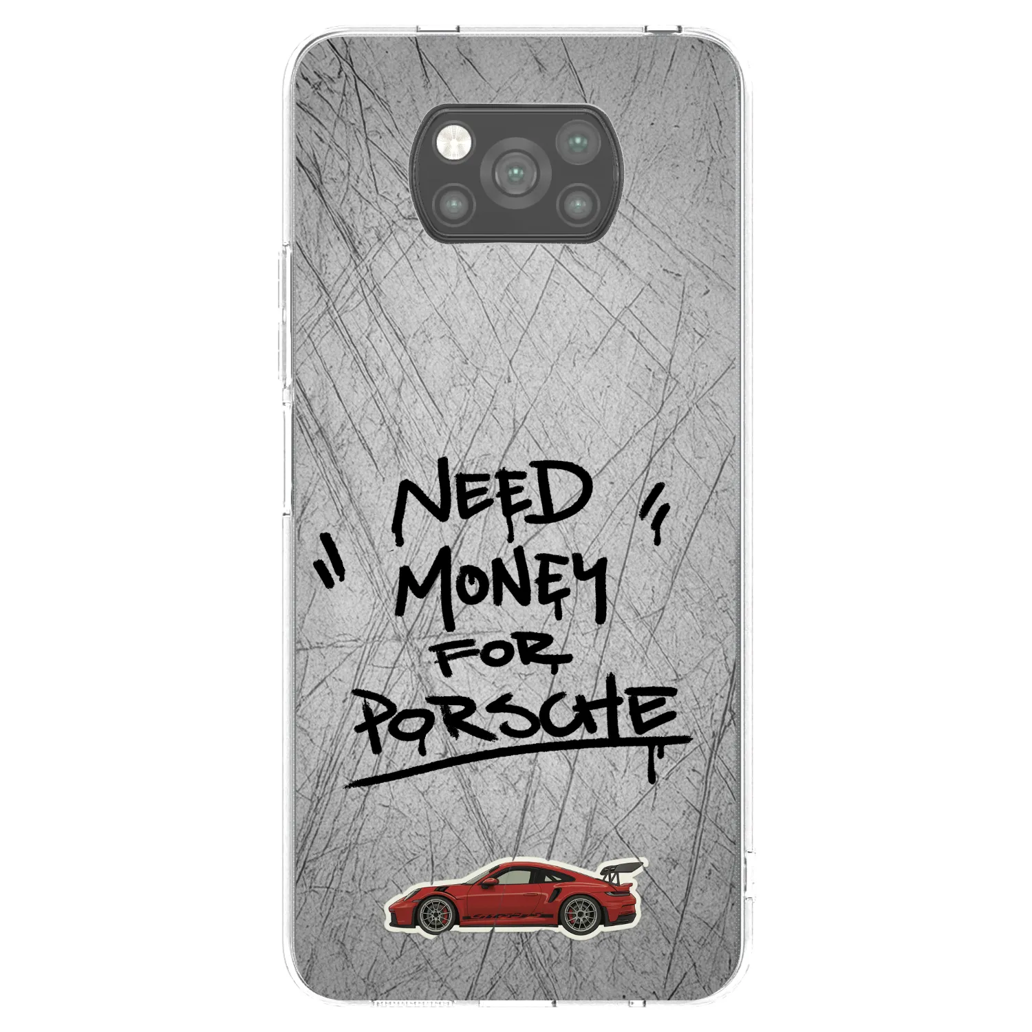 Picasee silikonový černý obal pro Xiaomi Poco X3 Pro - Grey Drift