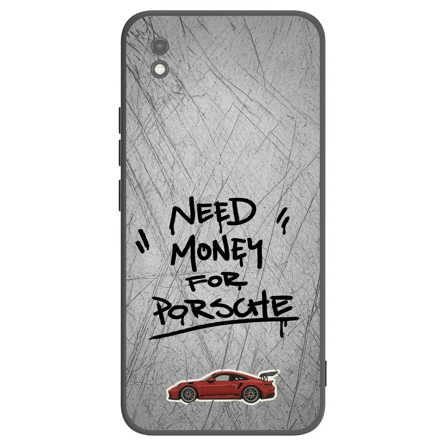 Picasee silikonový černý obal pro Xiaomi Redmi 9AT - Grey Drift