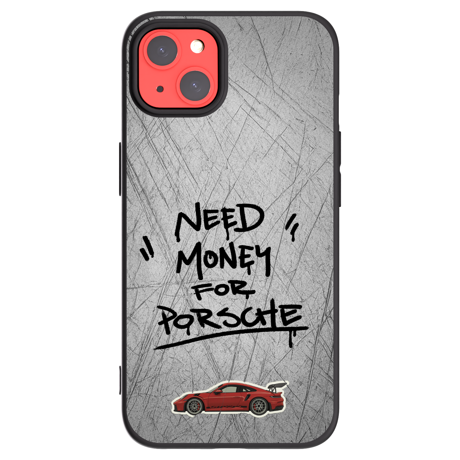 Picasee silikonový černý obal pro Apple iPhone 13 - Grey Drift