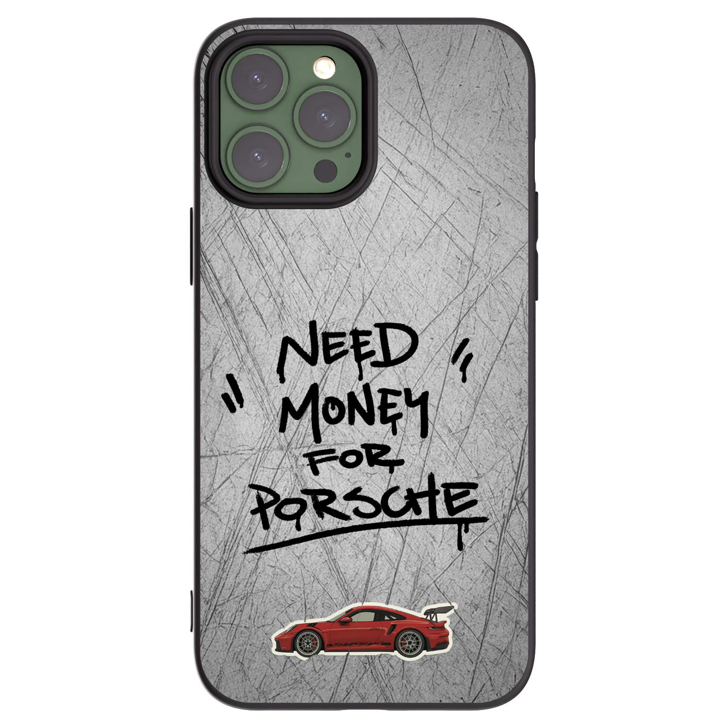 Picasee silikonový černý obal pro Apple iPhone 13 Pro Max - Grey Drift