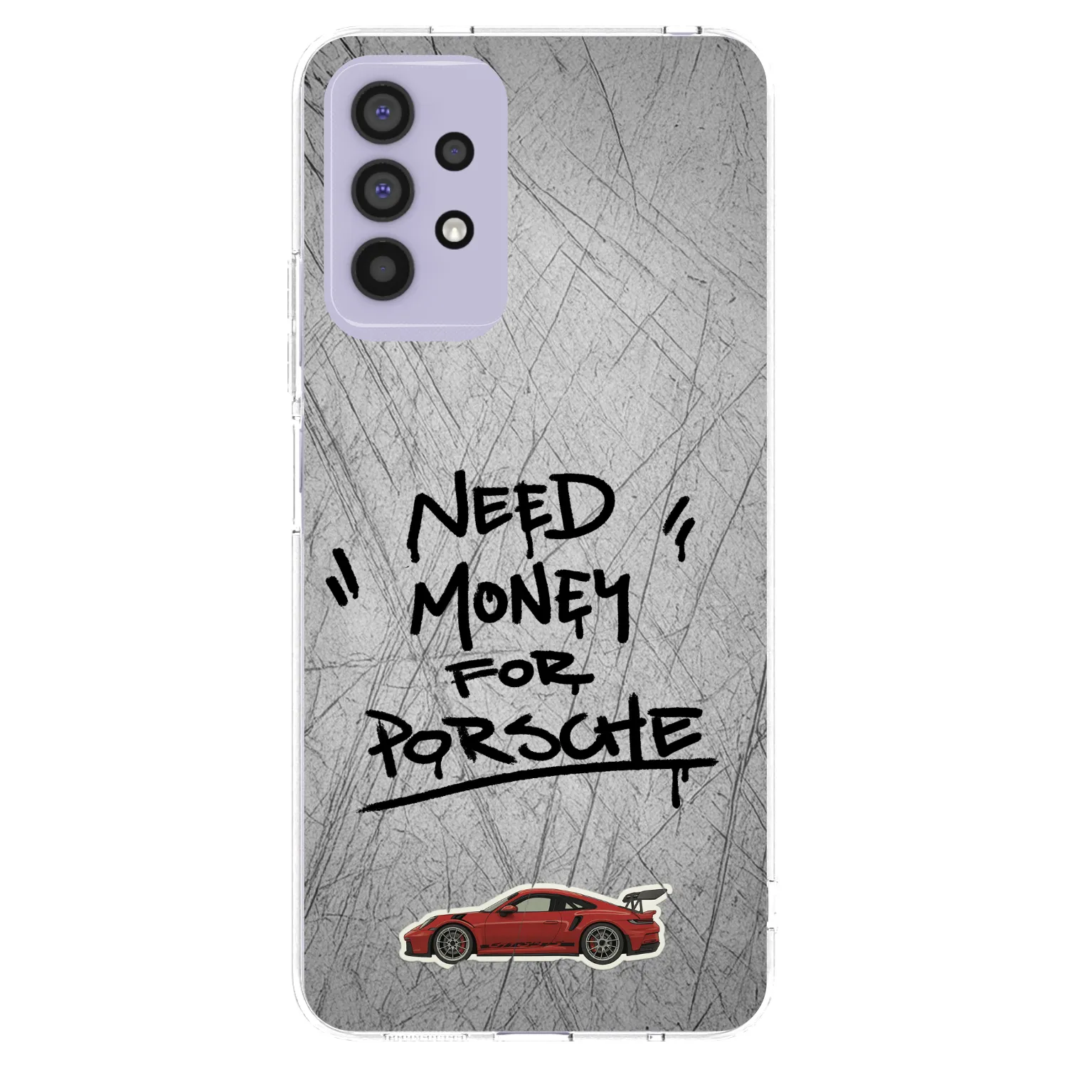 Picasee silikonový průhledný obal pro Samsung Galaxy A32 4G SM-A325F - Grey Drift