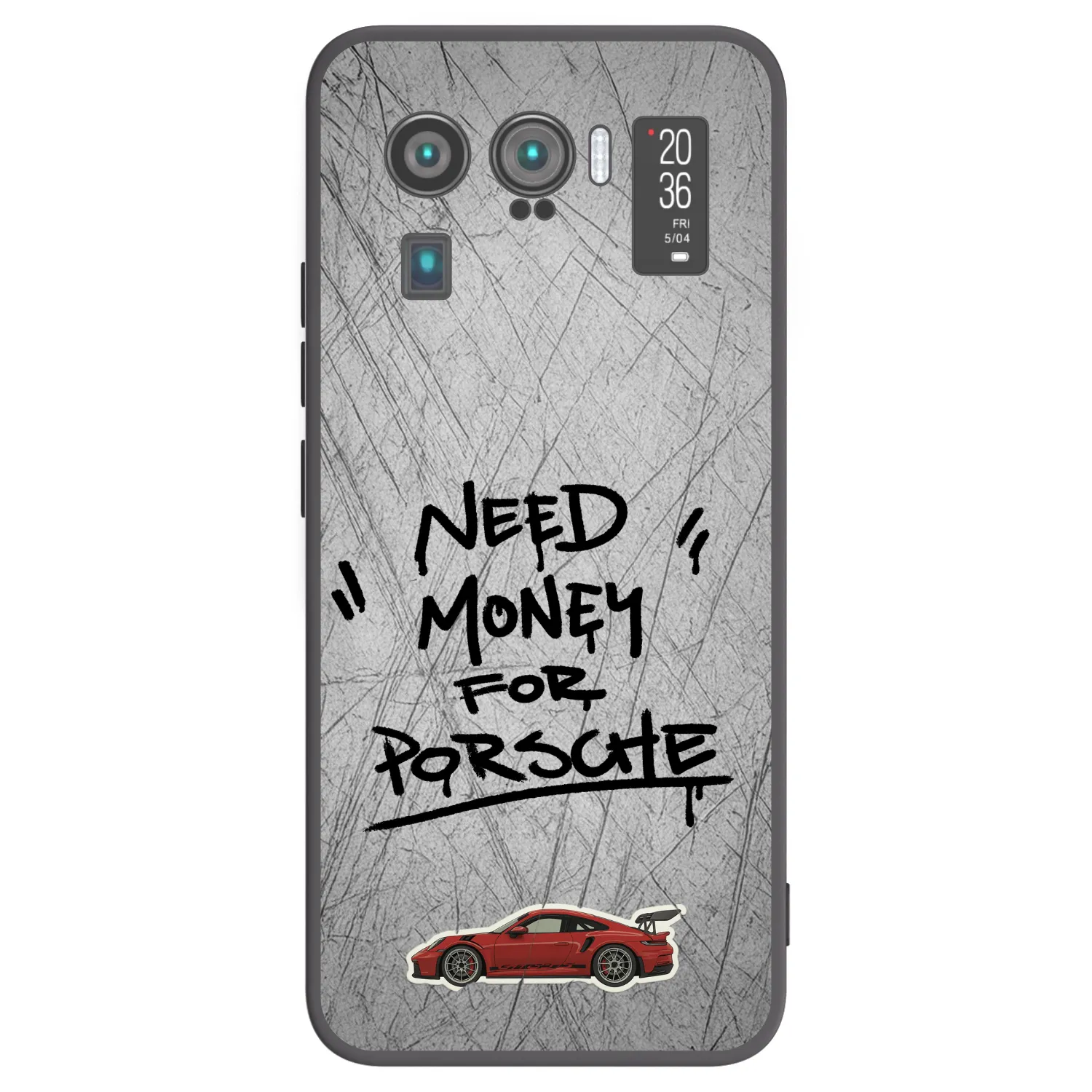 Picasee silikonový černý obal pro Xiaomi Mi 11 Ultra - Grey Drift