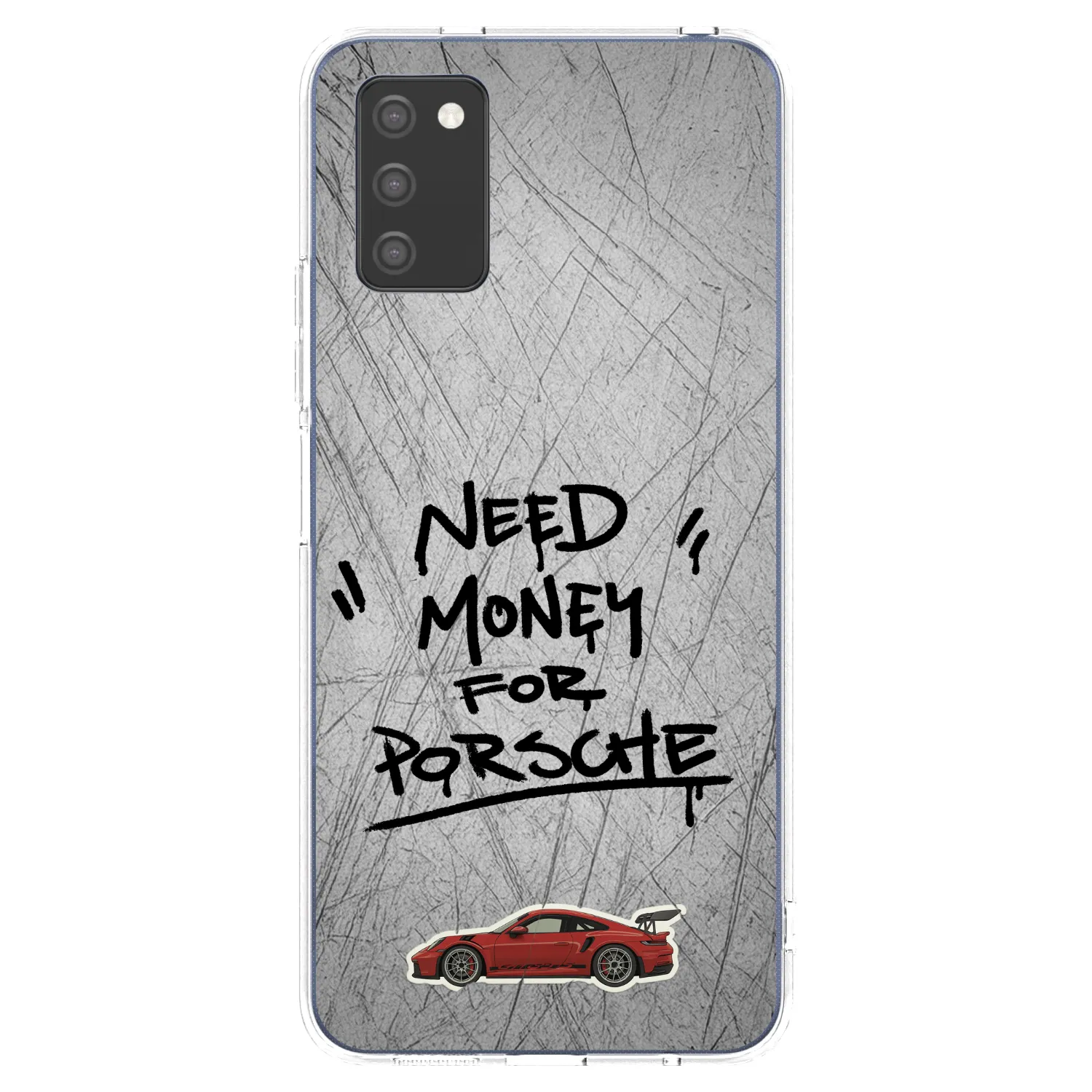 Picasee silikonový průhledný obal pro Samsung Galaxy A02s A025G - Grey Drift