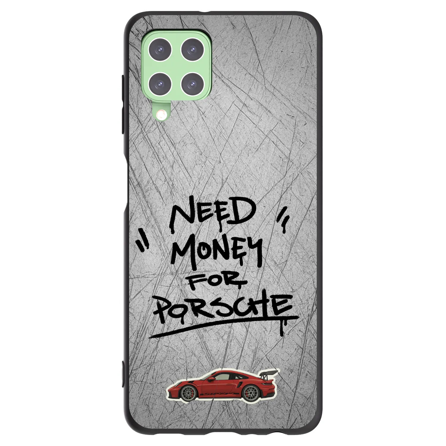 Picasee silikonový černý obal pro Samsung Galaxy A22 A225F 4G - Grey Drift