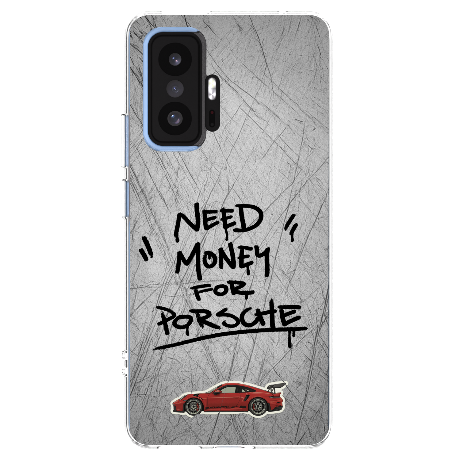 Picasee silikonový průhledný obal pro Xiaomi 11T - Grey Drift