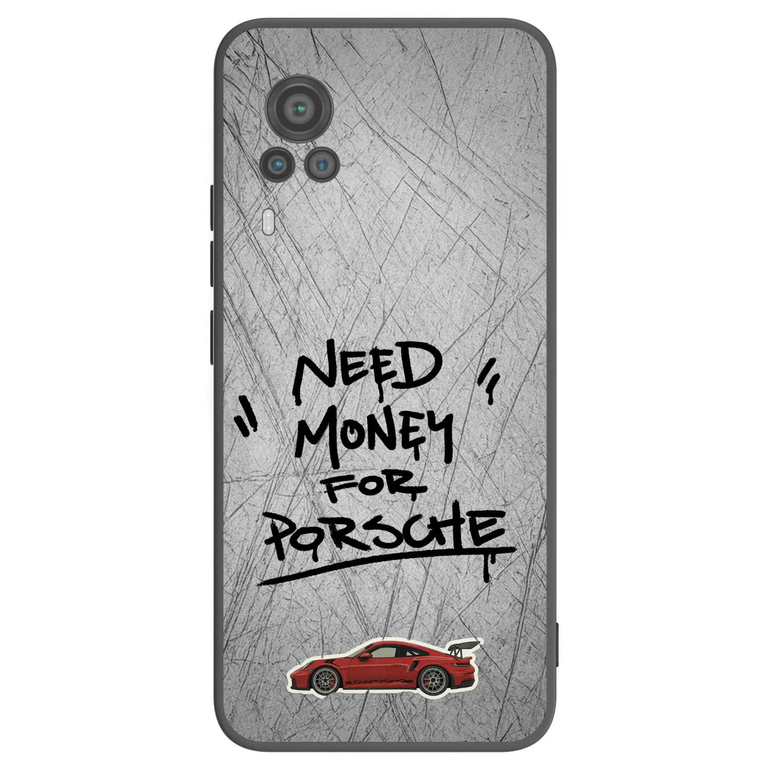 Picasee silikonový černý obal pro Vivo X60 Pro 5G - Grey Drift