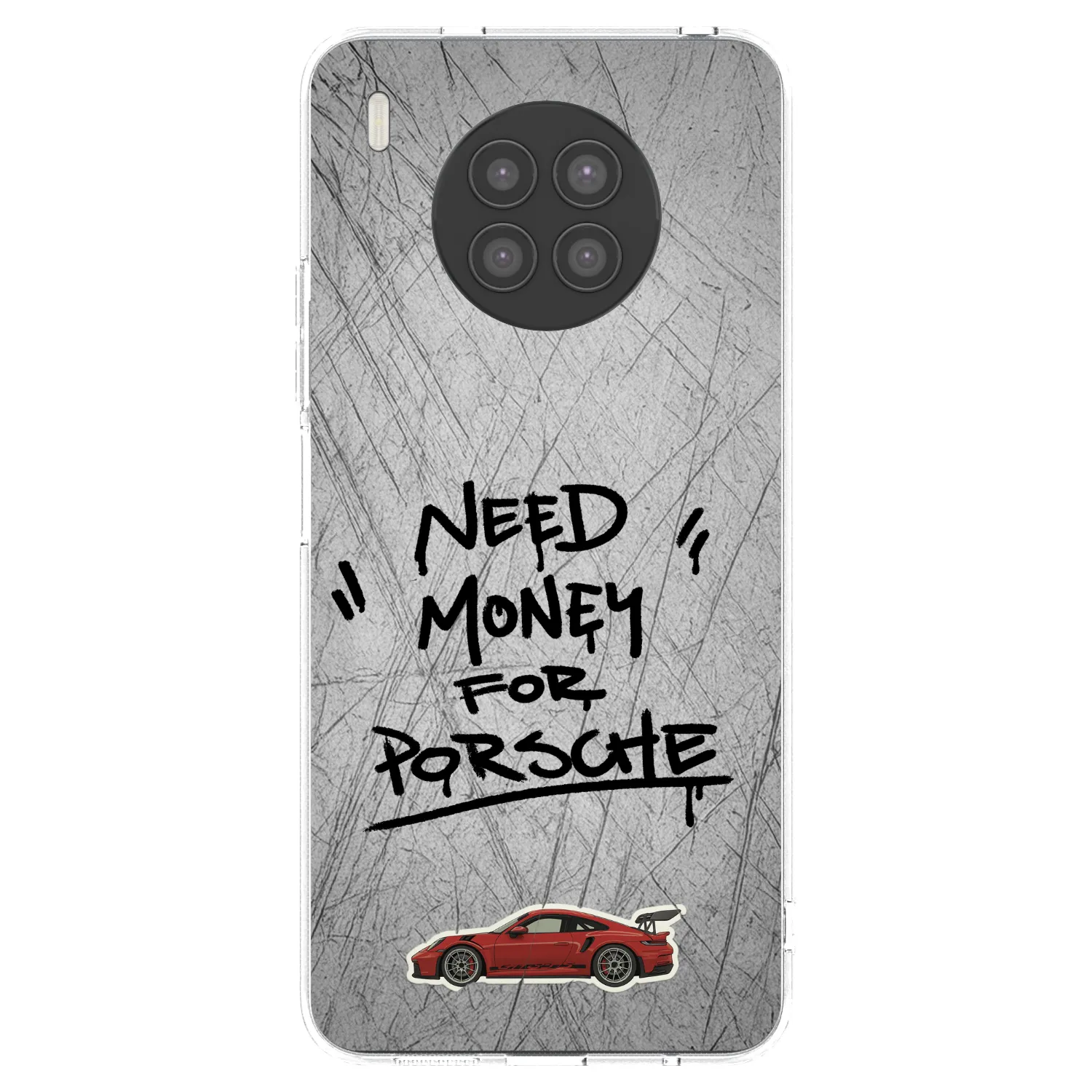 Picasee silikonový průhledný obal pro Huawei Nova 8i - Grey Drift