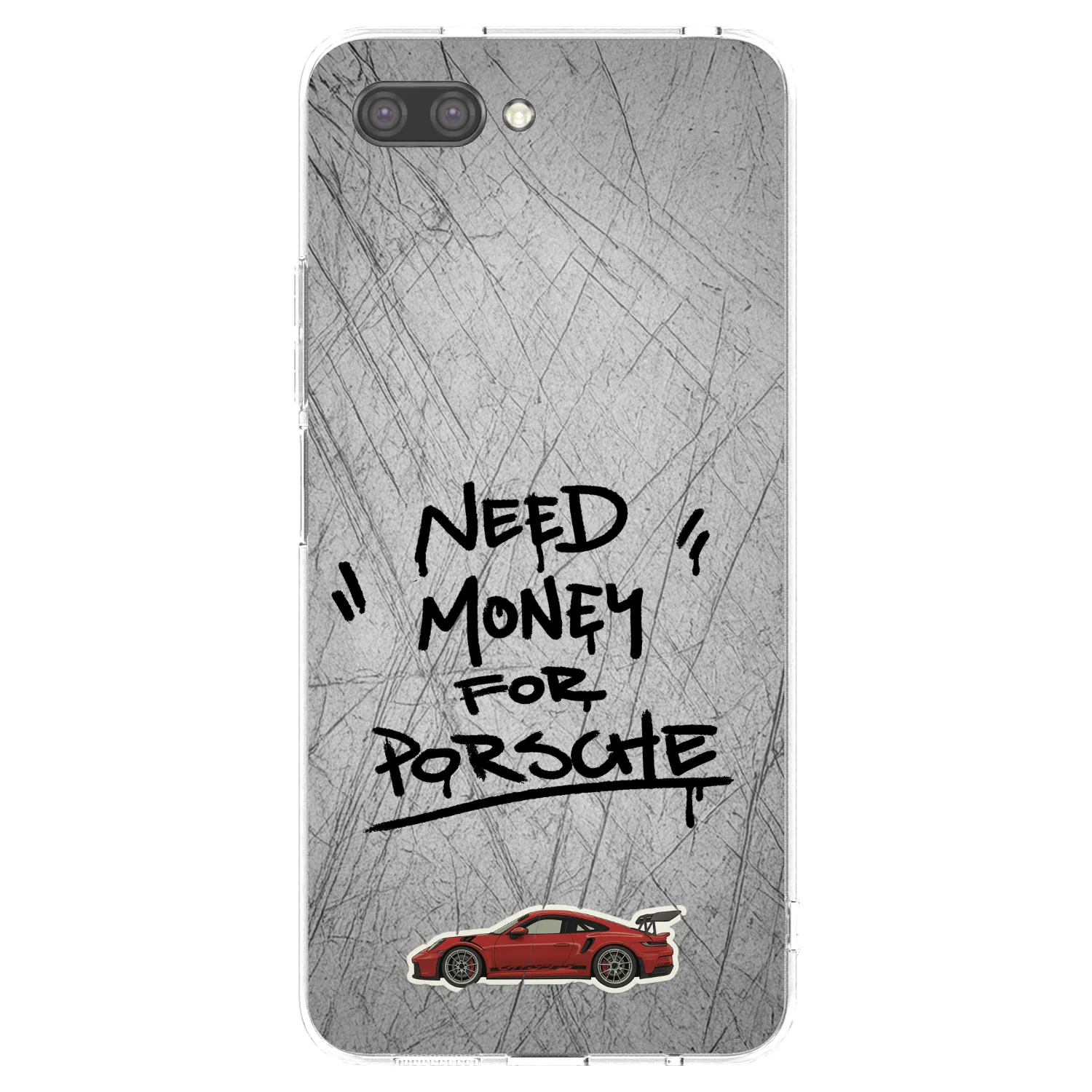 Picasee silikonový průhledný obal pro Honor 10 - Grey Drift