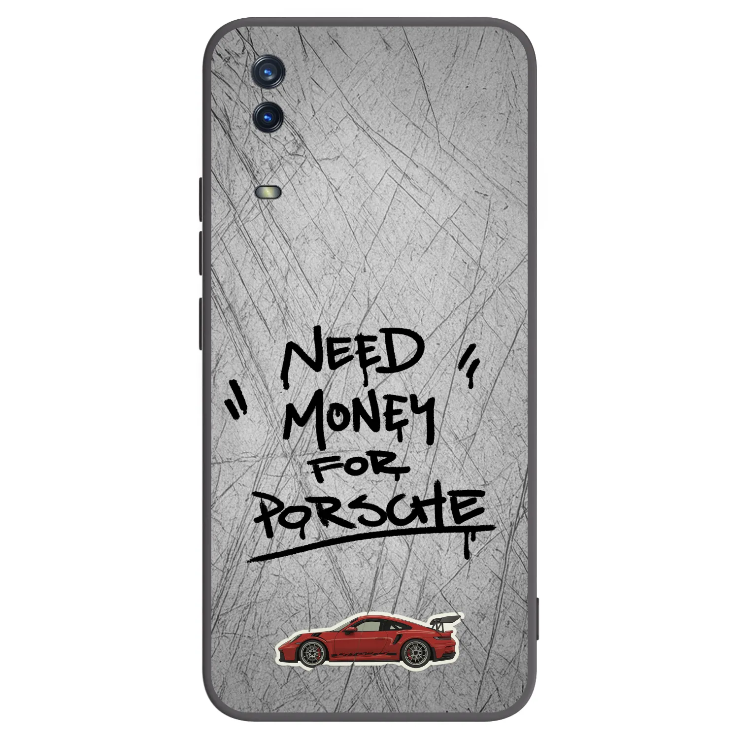 Picasee silikonový černý obal pro Vivo Y11s - Grey Drift