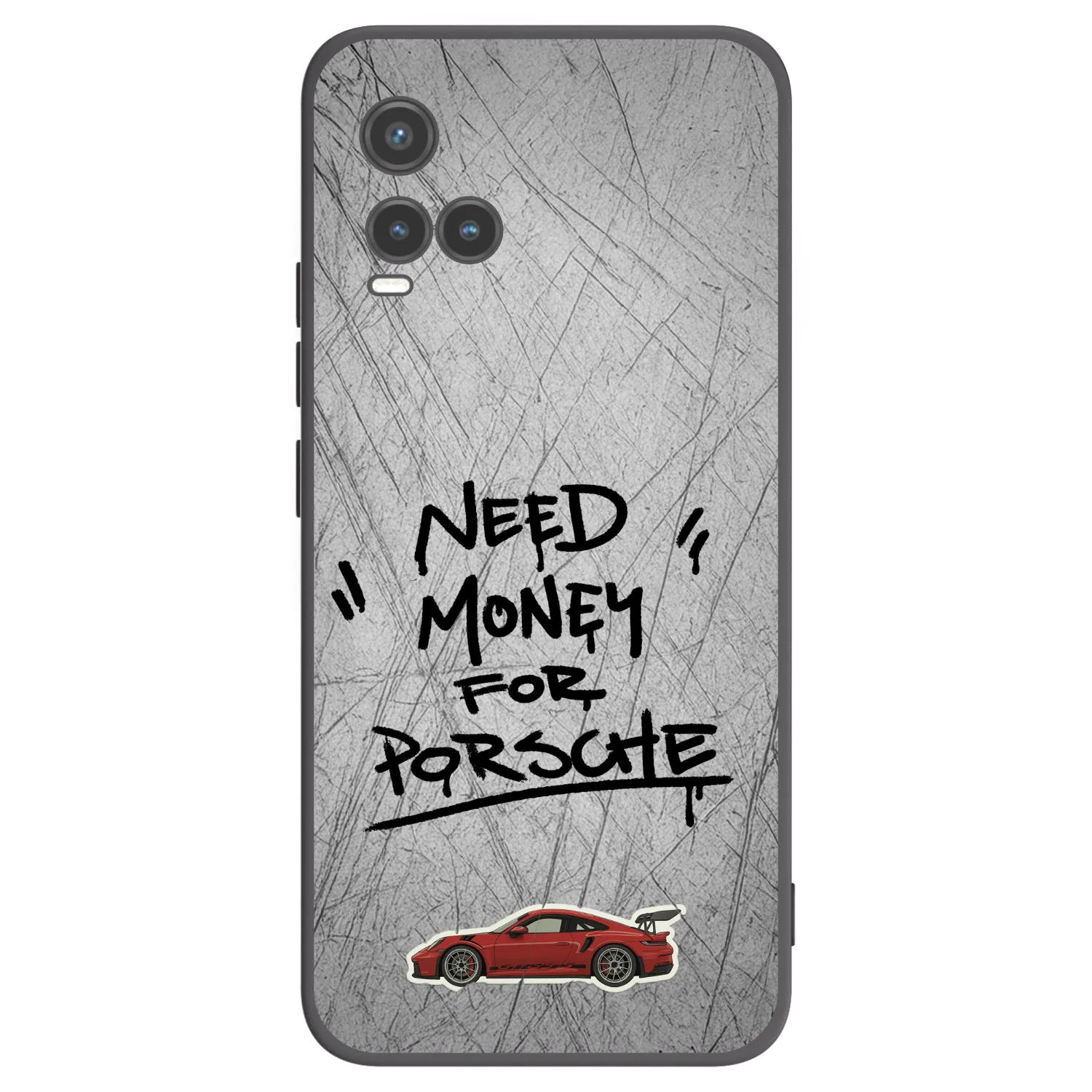 Picasee silikonový černý obal pro Vivo Y33s - Grey Drift