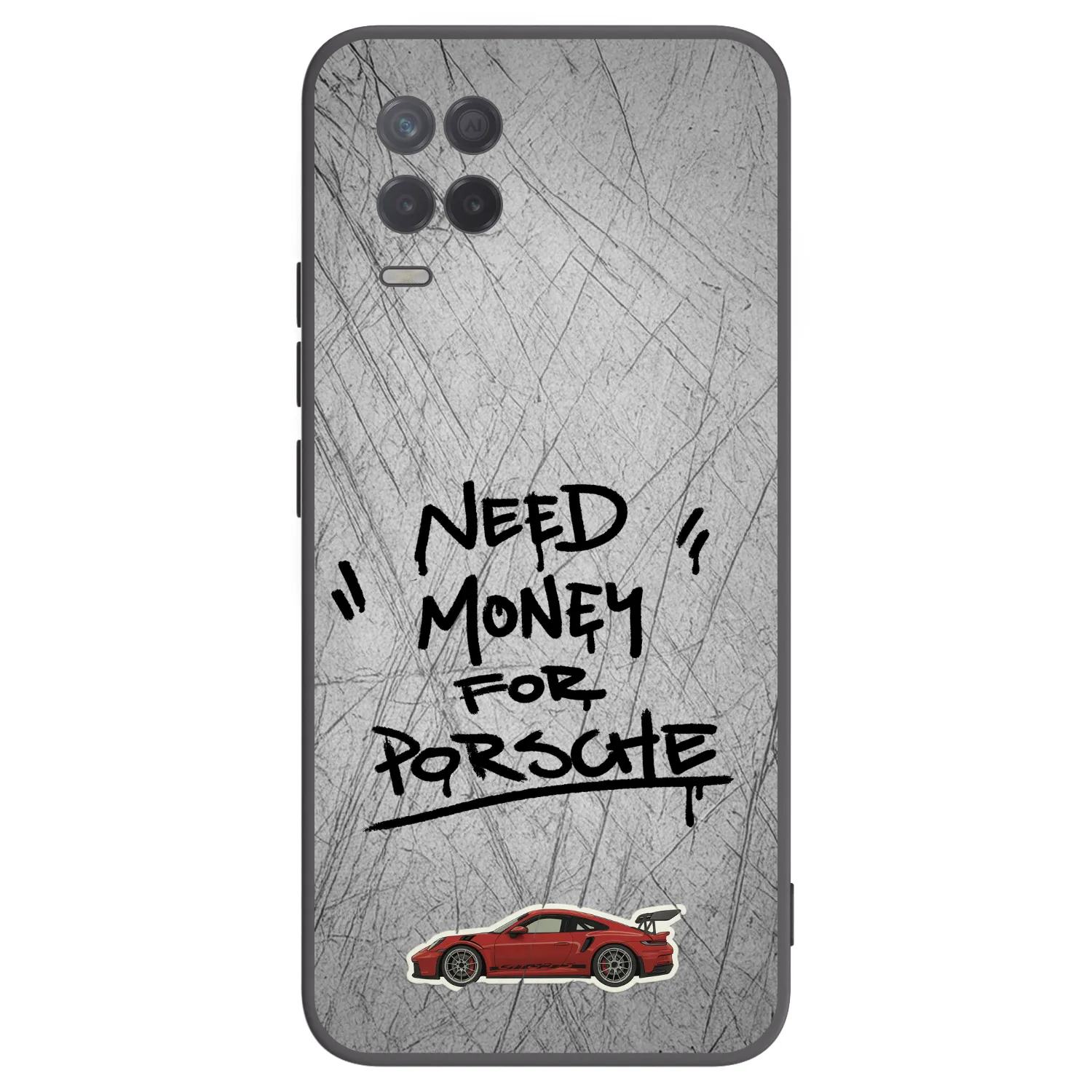 Picasee silikonový černý obal pro Realme 8 5G - Grey Drift