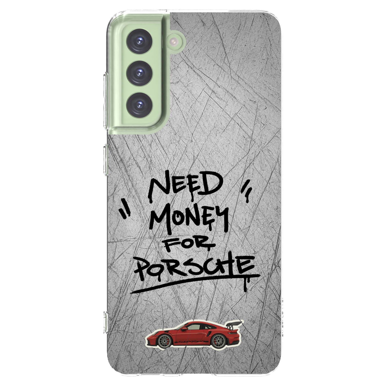 Picasee silikonový průhledný obal pro Samsung Galaxy S21 FE 5G - Grey Drift