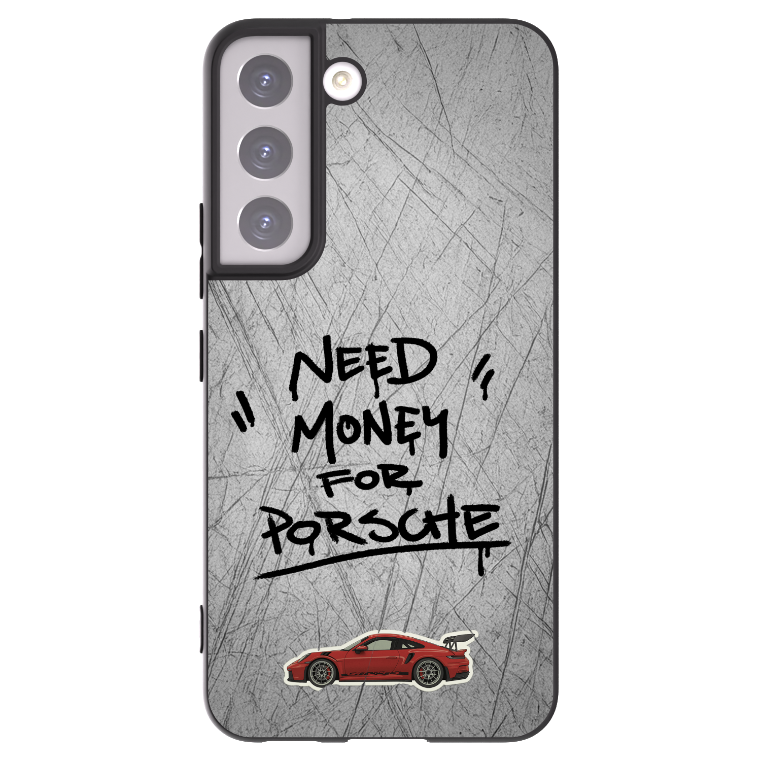 Picasee silikonový černý obal pro Samsung Galaxy S22 5G - Grey Drift