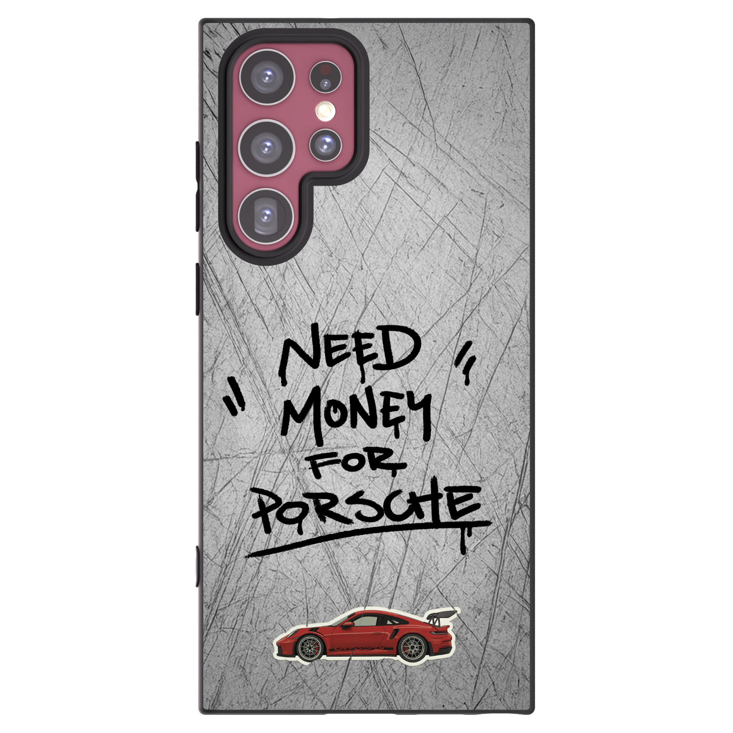 Picasee silikonový černý obal pro Samsung Galaxy S22 Ultra 5G - Grey Drift